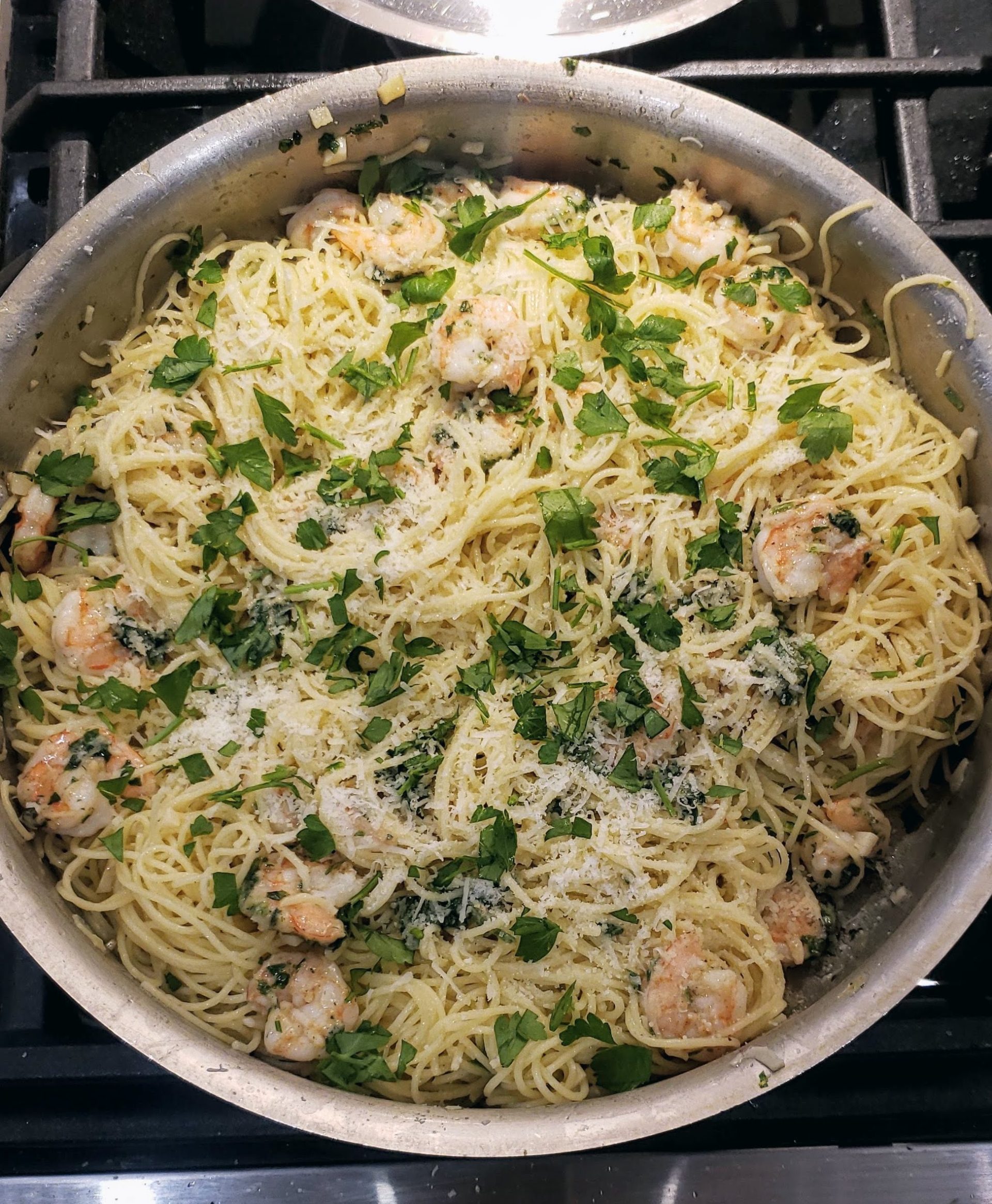 Garlic Shrimp Scampi Capellini Cooking With Shaina